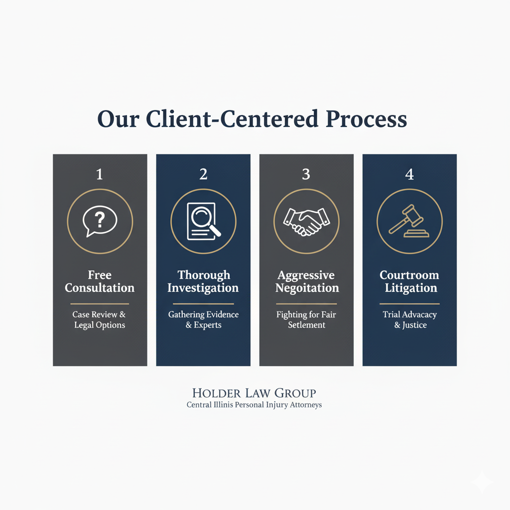 Holder Law Group Process for Personal Injury Clients